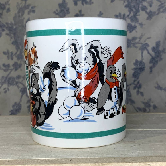 Vintage Alco Industries Christmas Mug - Picture 2 of 7